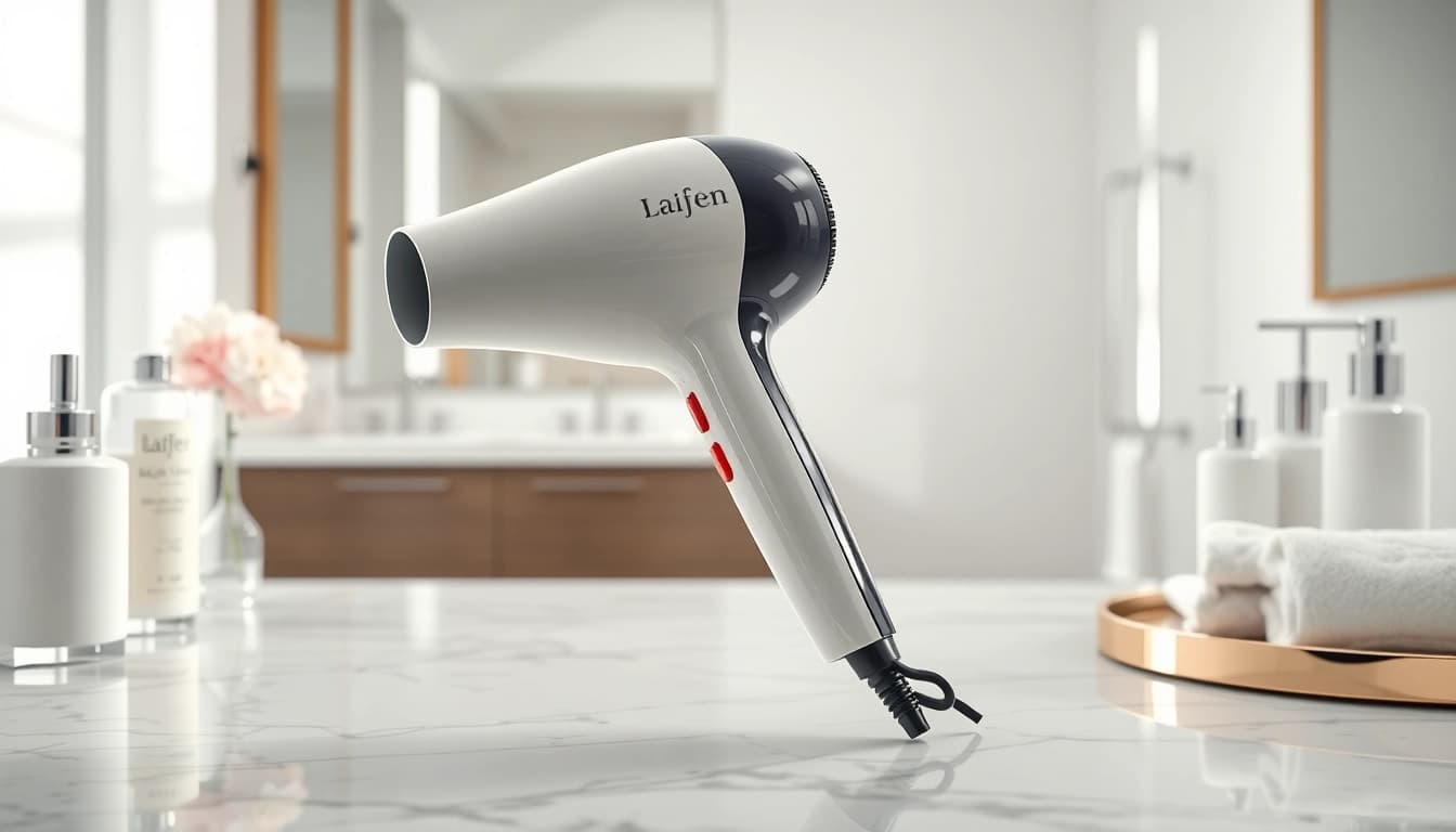 Verwöhnen Sie Ihr Haar mit dem leistungsstarken laifen haartrockner für glänzende Ergebnisse.