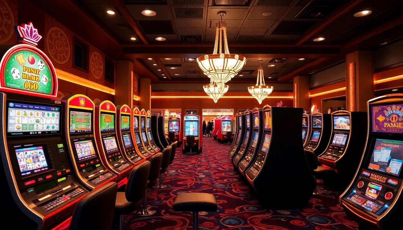Genießen Sie den Nervenkitzel in einem casino ohne anmeldung mit bunten Spielautomaten und einladendem Ambiente.