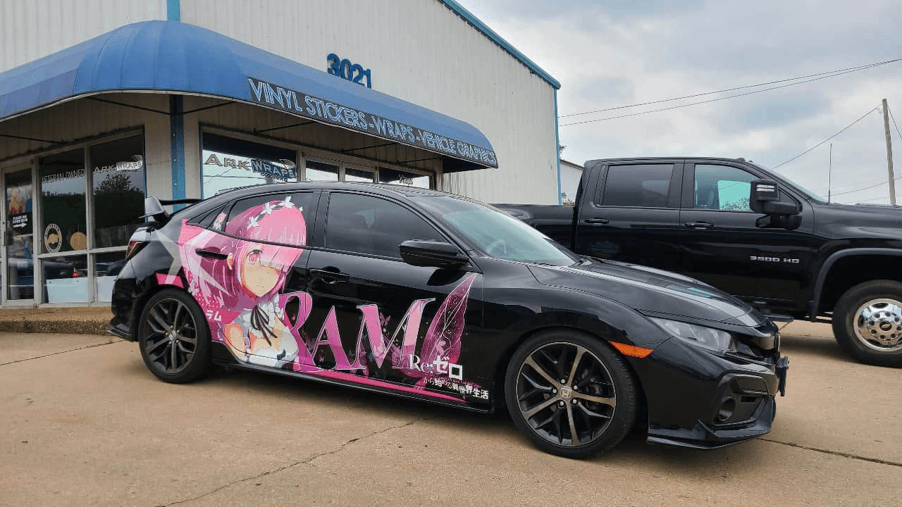 Individualisieren Sie Ihren Toyota MR2 mit auffälligem Anime-Wrap