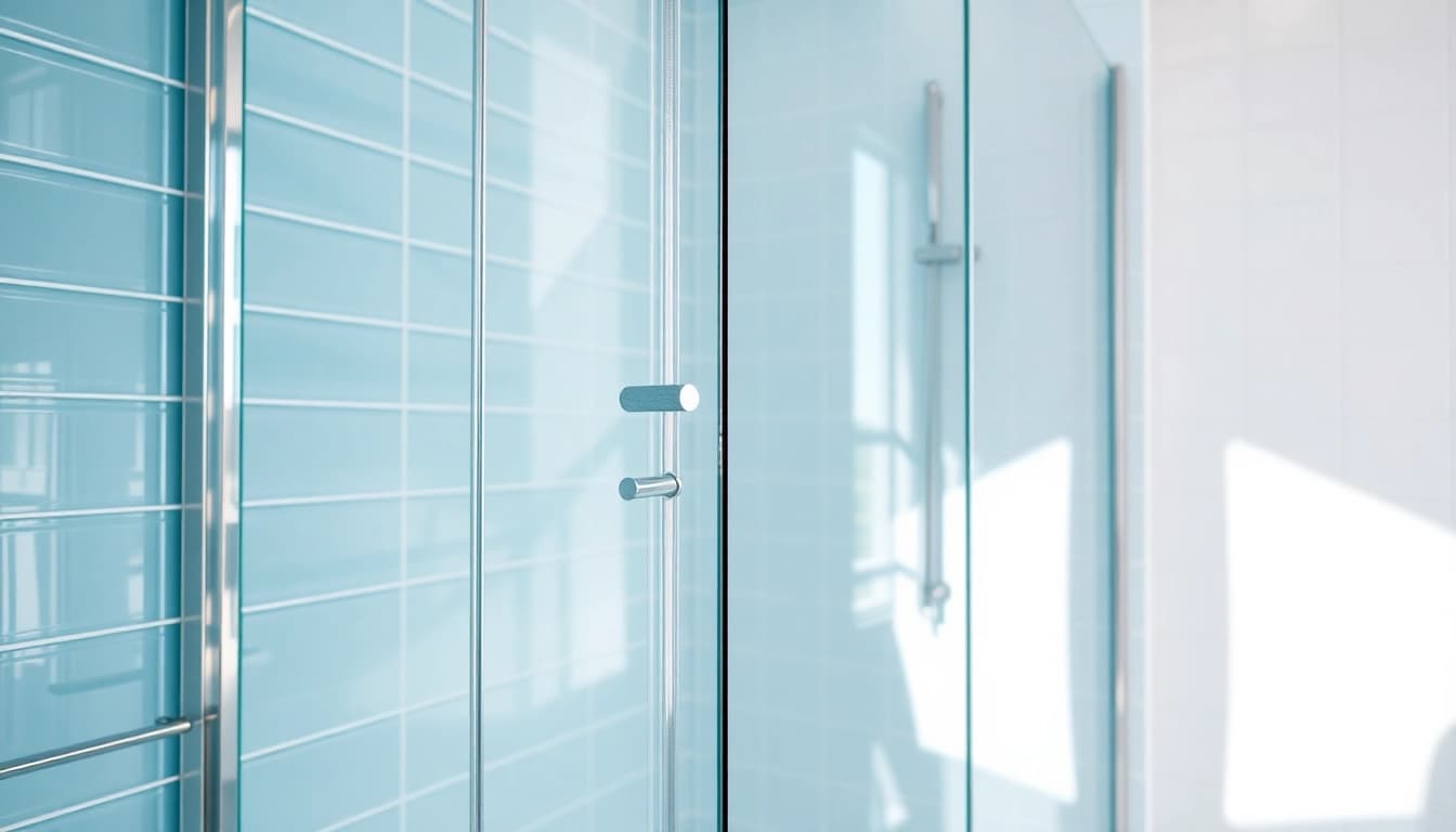 Moderne duschkabine 80x80 eckeinstieg in einem eleganten Badezimmer, die Qualität und Stil hervorhebt.