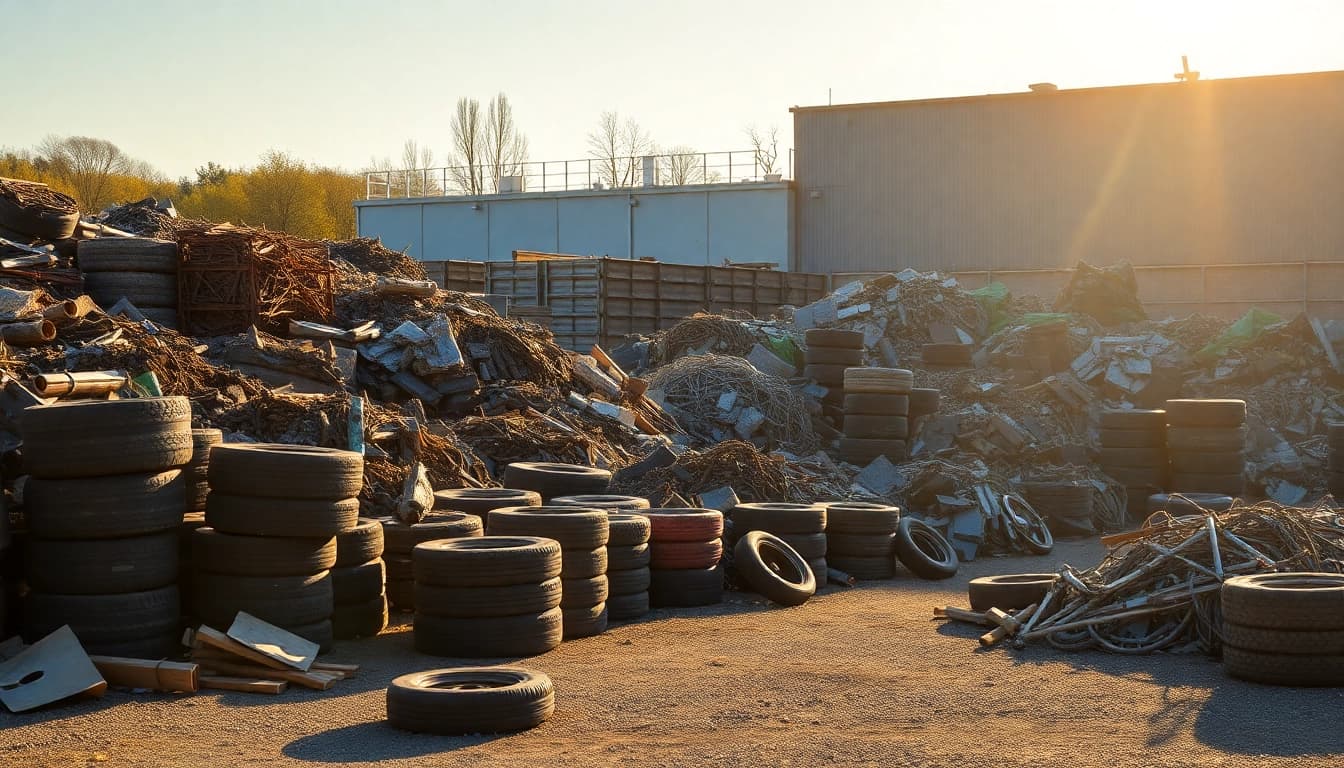 Schrottplatz Duisburg: Auf unserem Schrottplatz in Duisburg werden Metall und Schrott fachgerecht sortiert und recycelt.