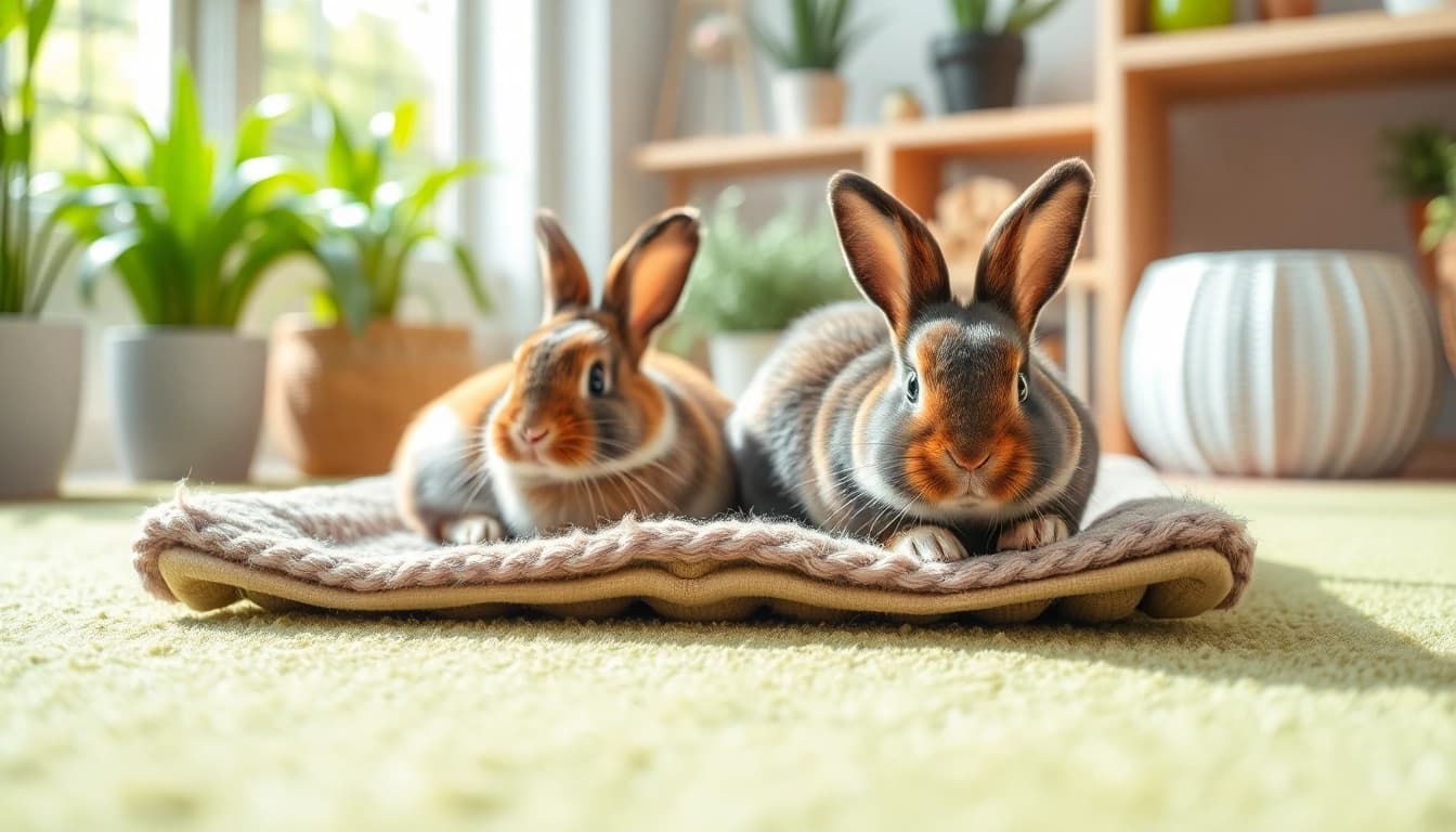 Hanfmatte für Kleintiere bietet Komfort und Natürlichkeit im Haustier-Habitat.