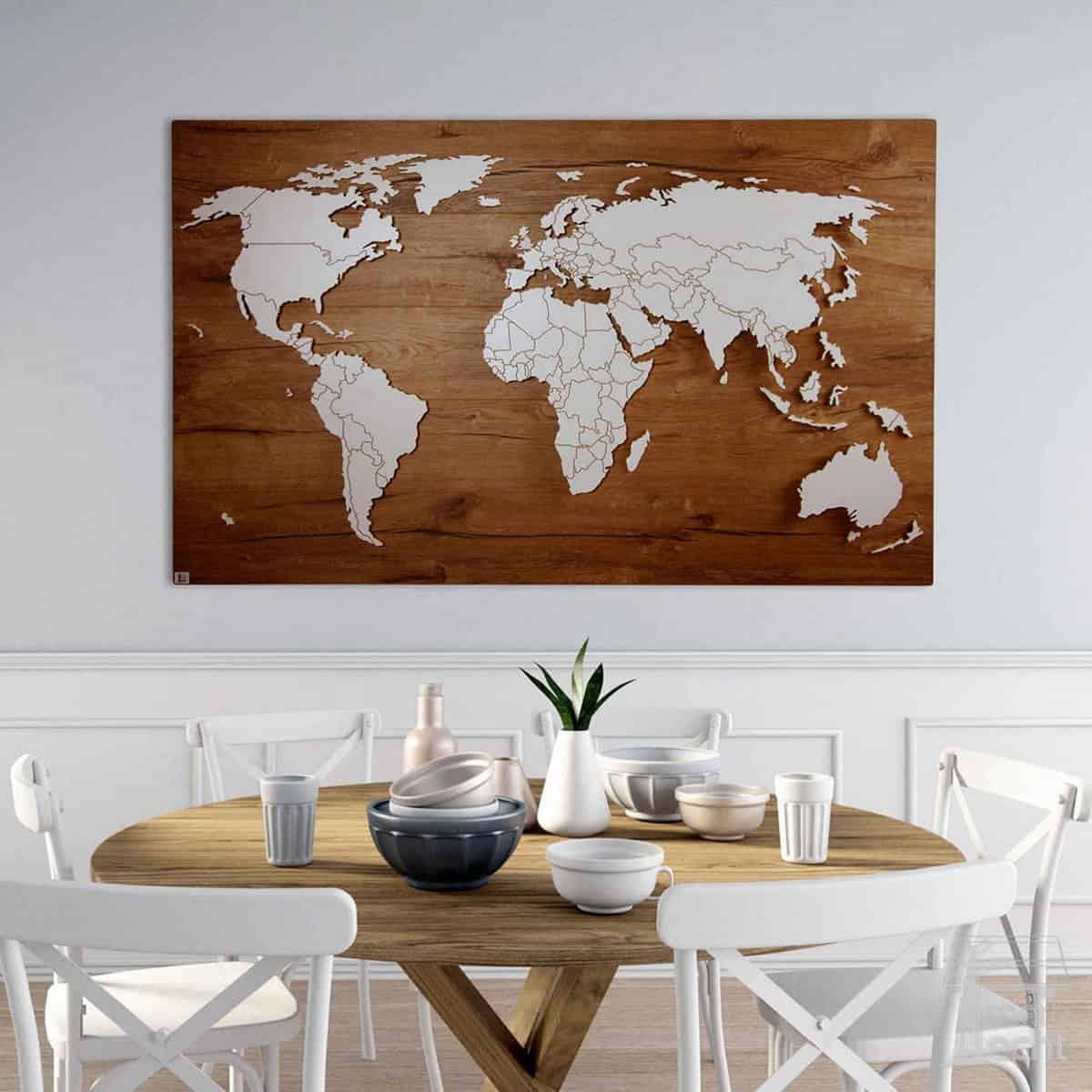 Erkundung der Welt: Die kreative Kraft von Weltkarte Holz