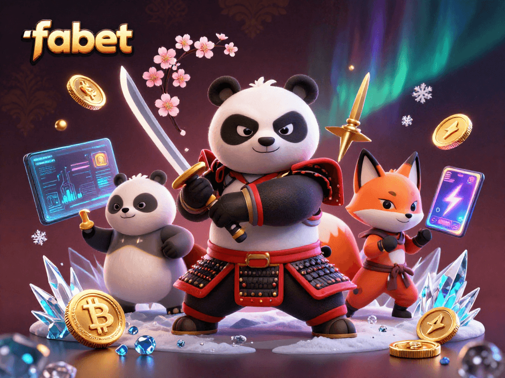 Engage with fabet's thrilling gameplay featuring vibrant characters in an exhilarating casino setting.