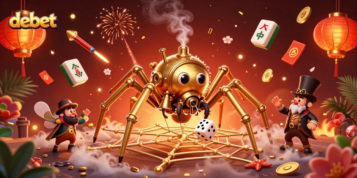 Engage with debet's thrilling games while navigating through a vibrant casino atmosphere.