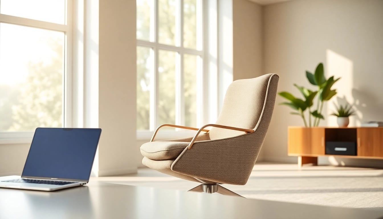 Erleben Sie die Schönheit des restaurierten Vitra in einem eleganten Büro.