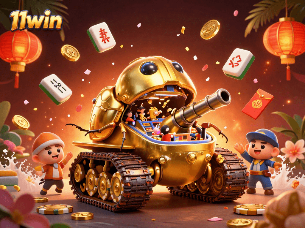 Engage with the 11win massive golden beetle tank casino bursting with excitement and chances to win big!