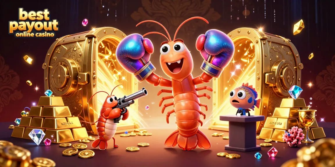 Engage with the best payout online casino scene featuring vibrant characters and treasure.