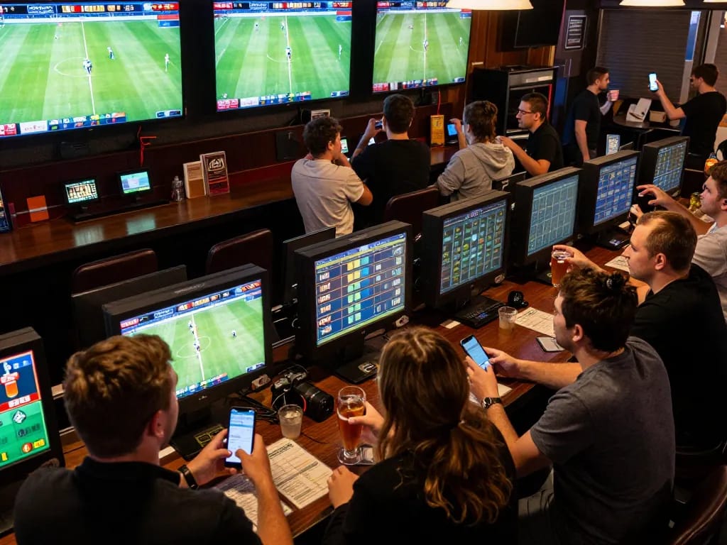 Tỷ lệ kèo nhà cái hôm nay reflects dynamic sports betting excitement with fans engaged in lively discussions.