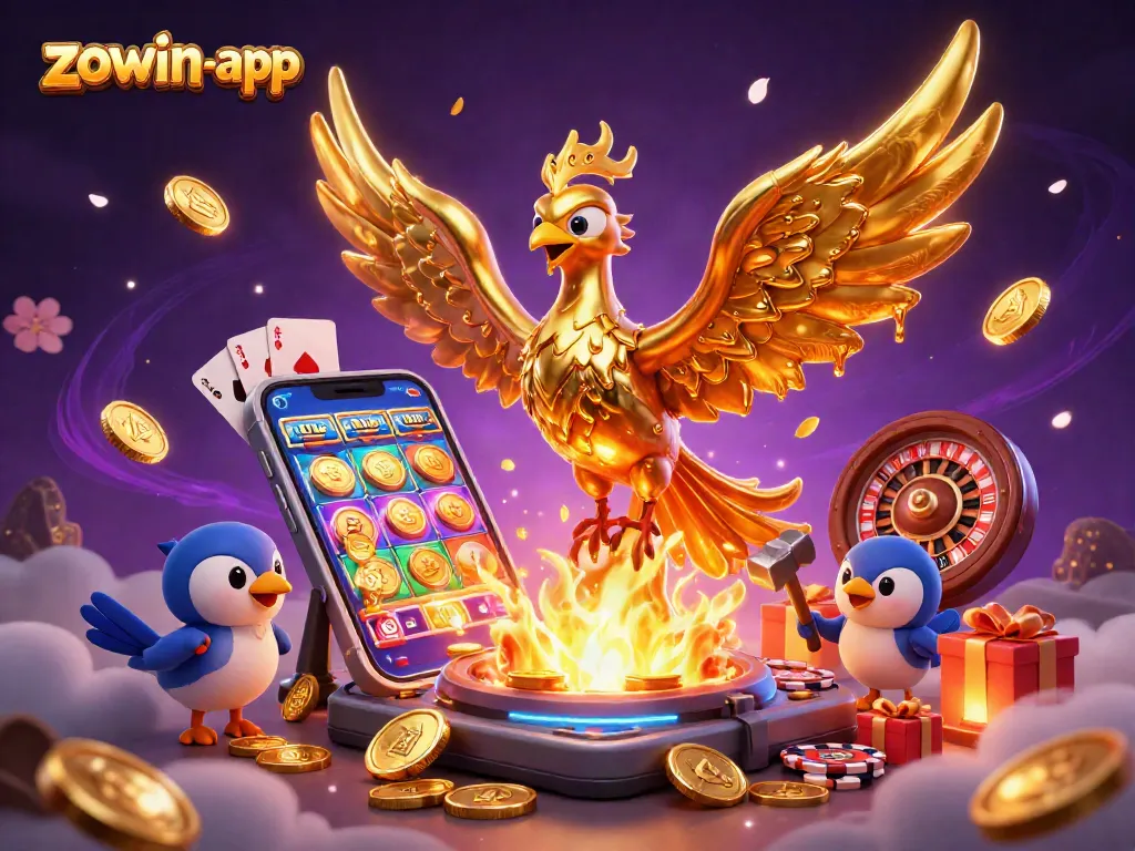 Experience king-sized wins with zowin-app, where gold drips from the molten phoenix amid immersive casino action.