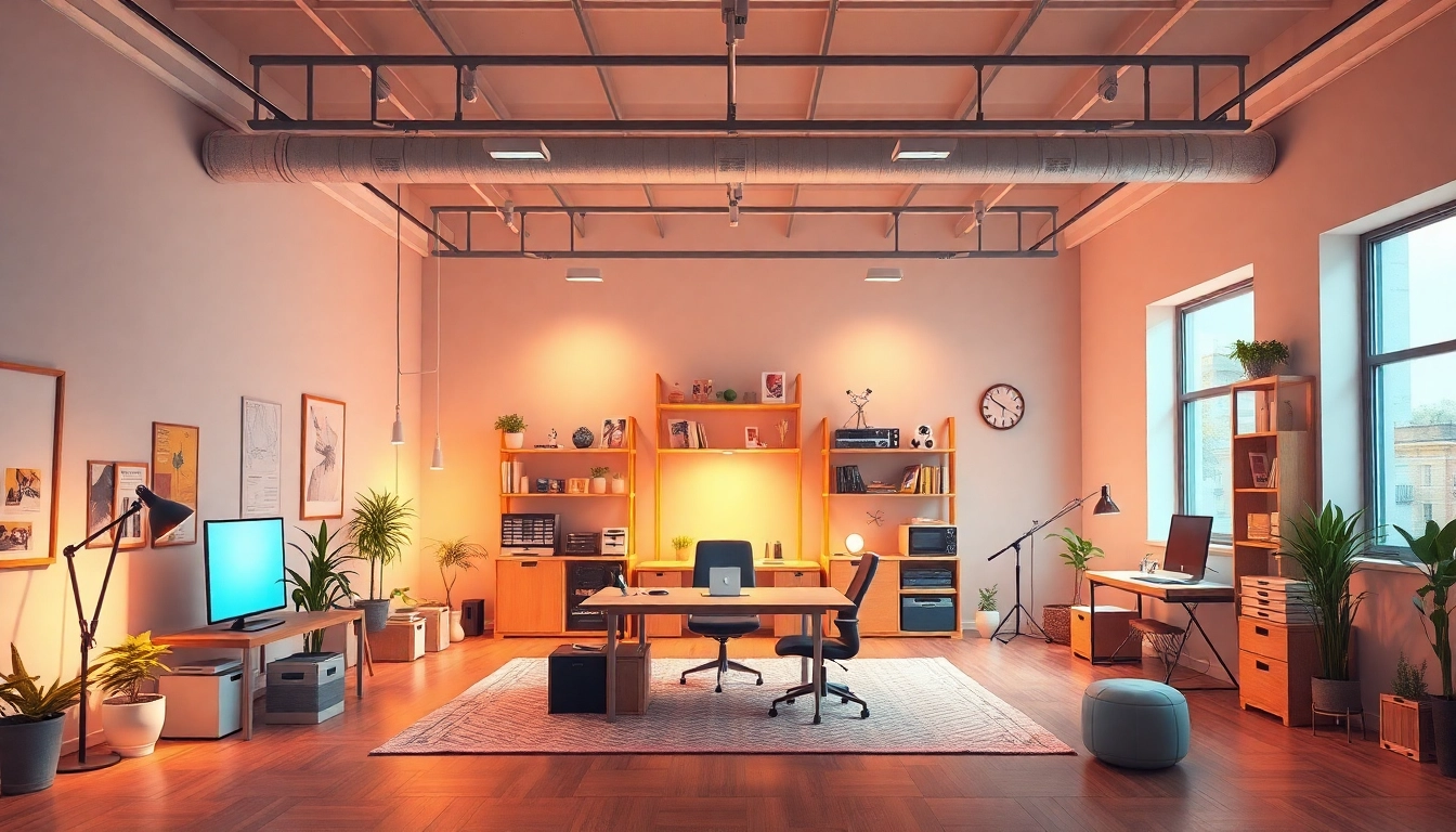 Das Animationsstudio mit modernen Geräten fördert kreative Projekte und neue Ideen.