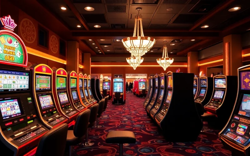 Genießen Sie den Nervenkitzel in einem casino ohne anmeldung mit bunten Spielautomaten und einladendem Ambiente.