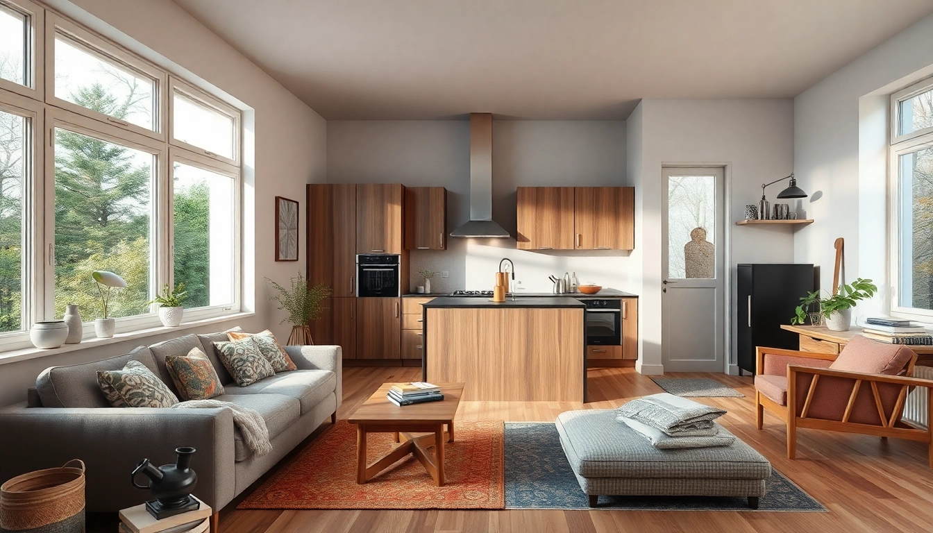 Hausrenovierung: Moderner Raum mit Renovierungsdetails und einladender Atmosphäre.