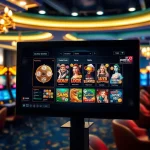 Entdecken Sie aufregende Spielautomaten und Spiele im besten online casino schweiz mit festlicher Atmosphäre und goldenen Akzenten.