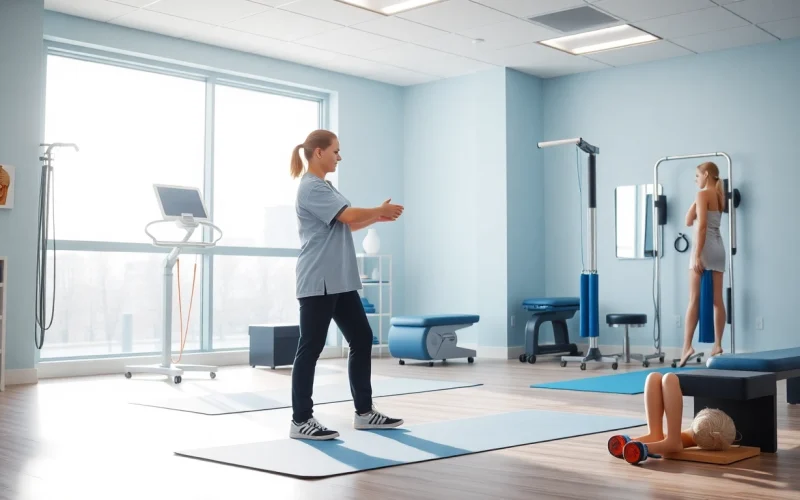 Enhance recovery with expert physiotherapy Edmonton services in a bright clinic.