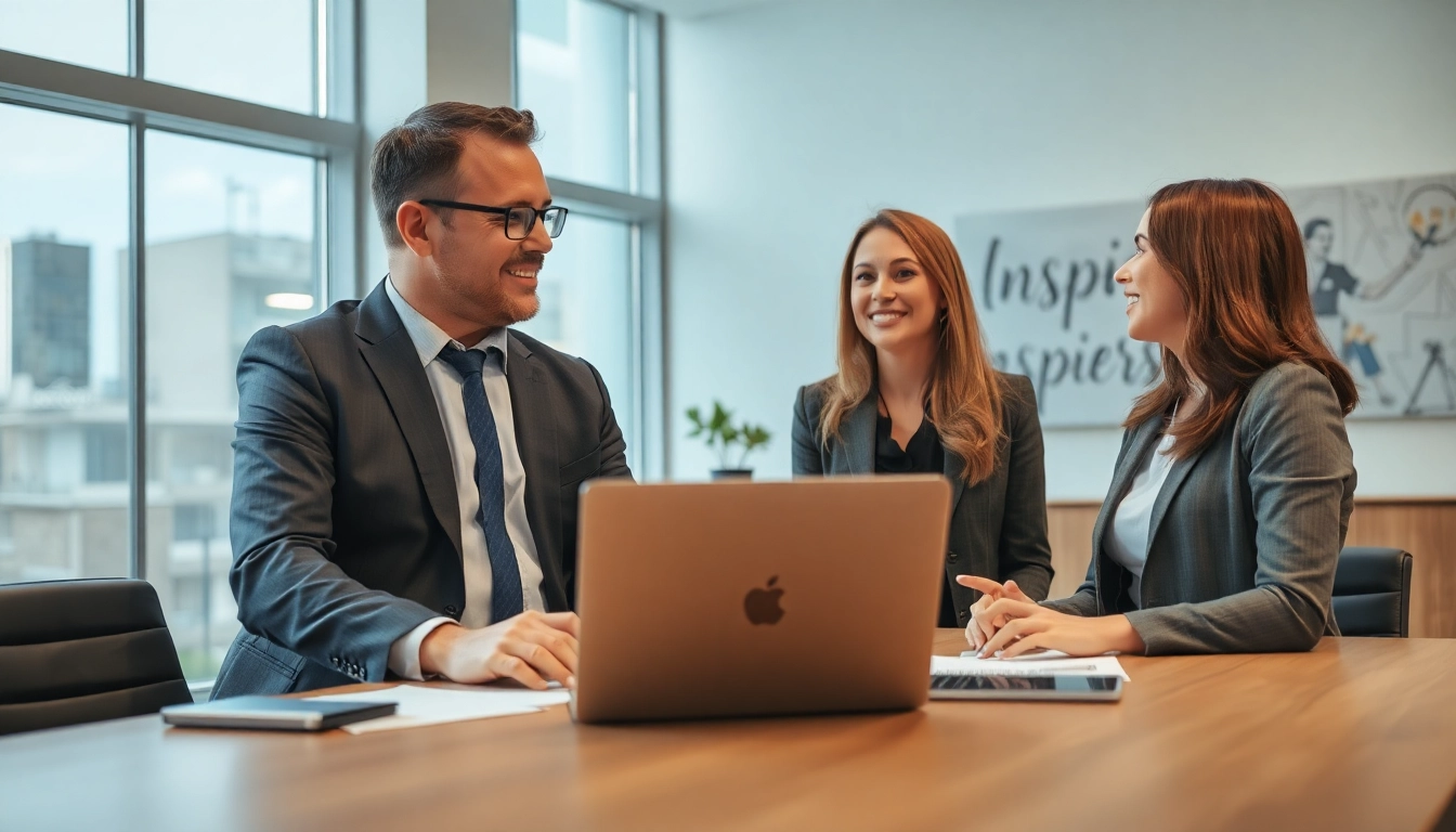 Professioneller Headhunter Bochum berät dynamische Kandidatin im Büro.