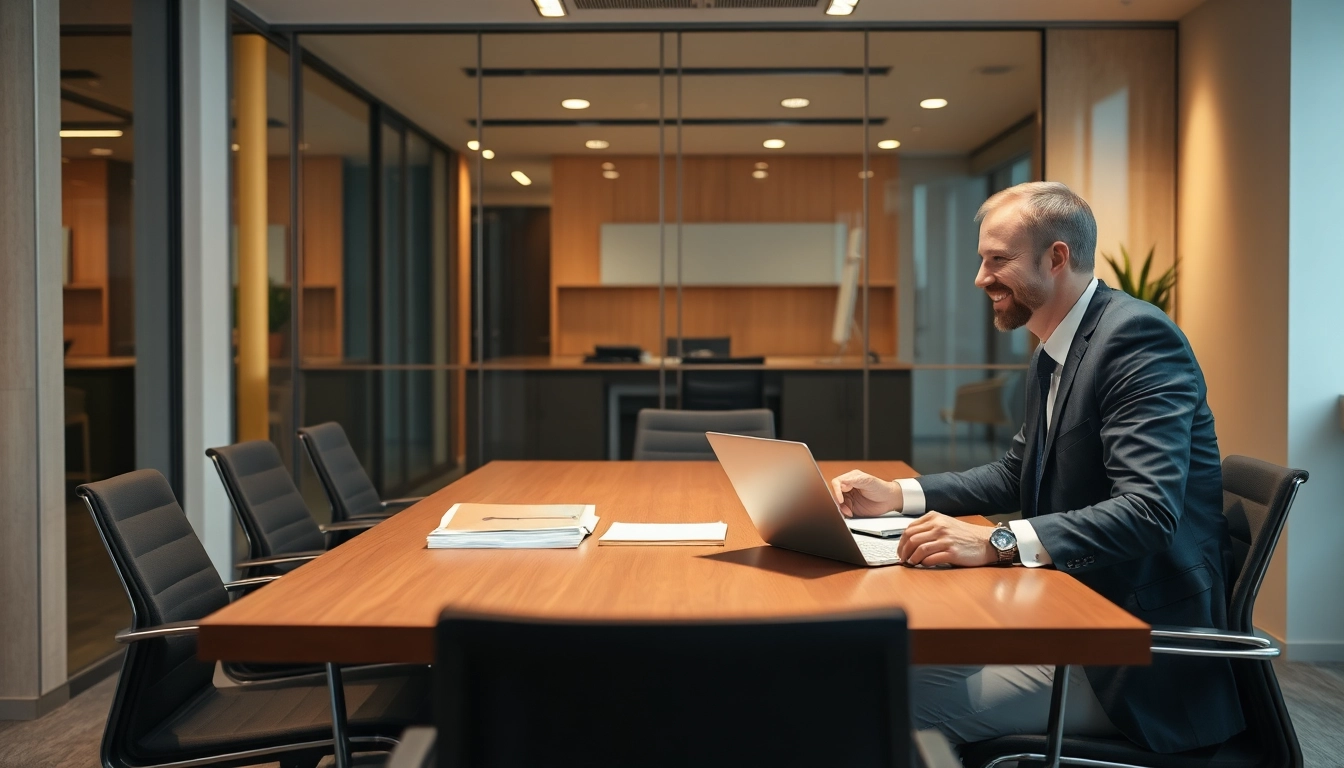 Headhunter Saarbrücken im modernen Büro, im Gespräch mit Kunden.