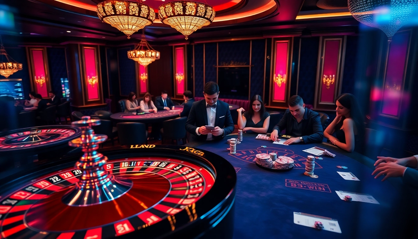 Experience the thrill of gambling as players strategize their moves at 33WIN casino tables.