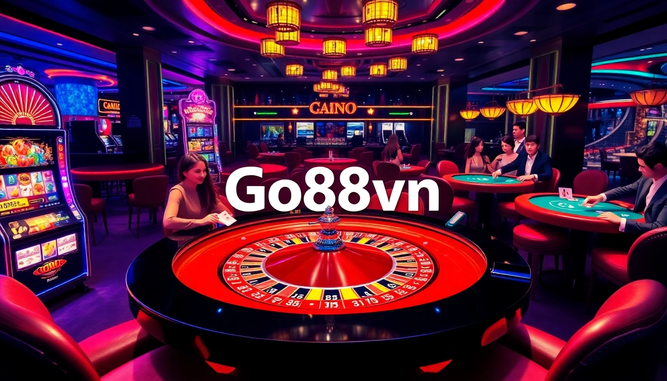 Experience the thrill of gaming at Go88vn with poker and roulette excitement.