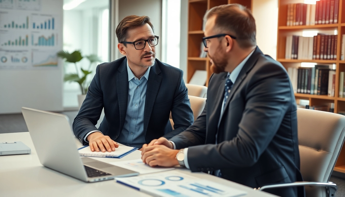 Headhunter Schweiz berät Kunden in einem modernen Büroumfeld mit professionellem Flair.