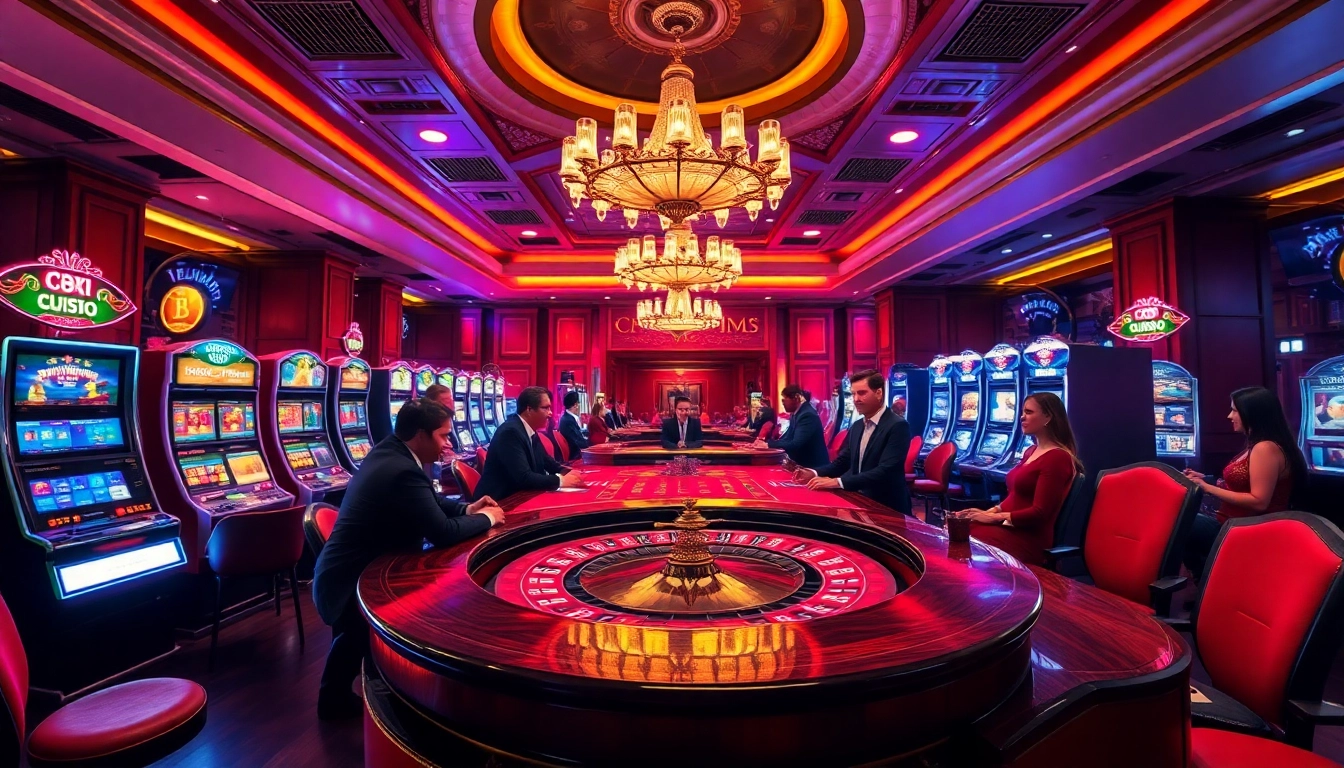 Experience the thrill of CM88 in a luxurious casino setting filled with engaging games and vibrant excitement.